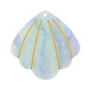 Hangers van resin shell Blue