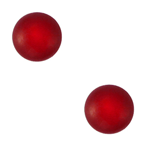 4 mm soft Polaris Elements cabochons "Birthstones" January SS16 shiny Wine red