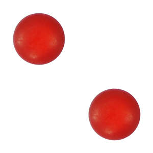 4 mm soft Polaris Elements cabochons "Birthstones" July SS16 shiny Berry red