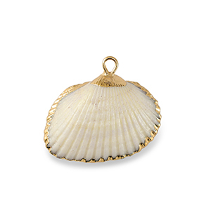Schelp hanger special Scallop White-gold