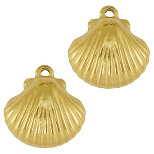 Bedels van Stainless steel Roestvrij staal (RVS) shell Gold