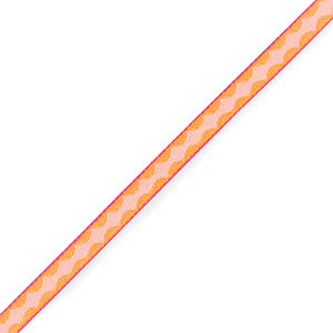 Tekstlint diamond Orange-light pink