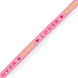Tekstlint "sun & love" Light pink
