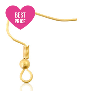 Benodigdheden van Stainless steel Roestvrij staal (RVS) oorhanger Goud