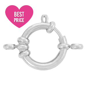 Benodigdheden van Stainless steel Roestvrij staal (RVS) boeislot 10mm met oogjes Zilver