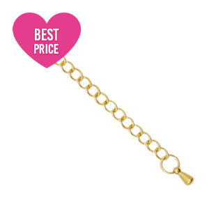 Benodigdheden van Stainless steel Roestvrij staal (RVS) verlengketting drop Goud