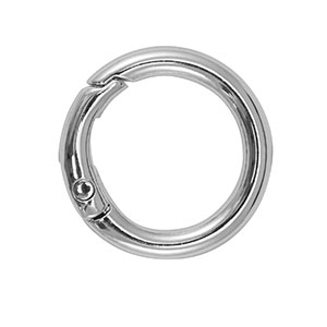 Onderdelen voor sleutelhanger ring Silver