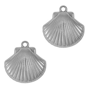Bedels van Stainless steel Roestvrij staal (RVS) shell Silver