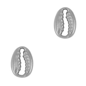 Bedels van Stainless steel Roestvrij staal (RVS) tussenstuk kauri Silver