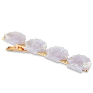 Haaraccessoires haarclip shell Lilac