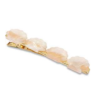 Haaraccessoires haarclip shell Light pink