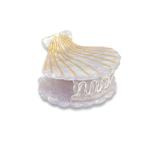Haaraccessoires haarklem shell Lilac-gold