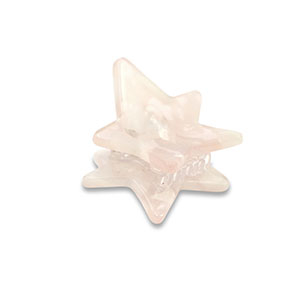 Haaraccessoires haarklem star Light pink