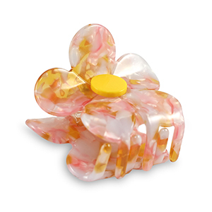 Haaraccessoires haarklem flower Pink-gold