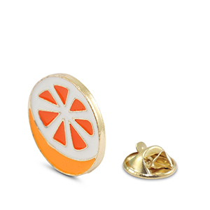 Pins orange Orange-white-gold