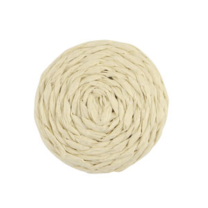 Hangers van raffia 25mm Beige