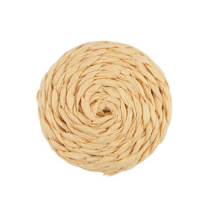 Hangers van raffia 25mm Light peach