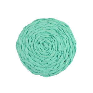 Hangers van raffia 25mm Green
