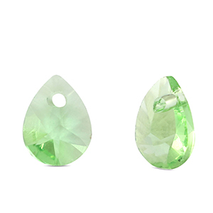Hanger van Crystal glas drop Light green