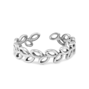 Ringen van Stainless steel Roestvrij staal (RVS) Zilver