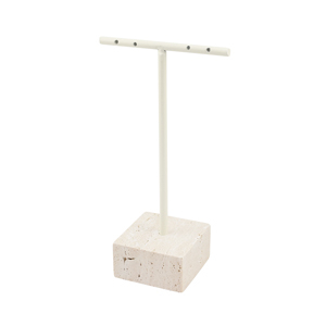 Sieraden display T-vorm Natural-off white