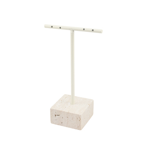 Sieraden display T-vorm Natural-off white