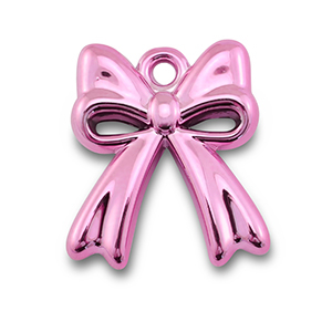 Acryl bedels bow Pink