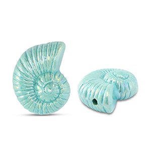 Grieks keramiek DQ shell Turquoise blue