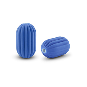 Acryl kralen oval Blue