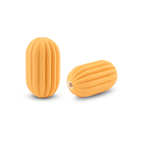 Acryl kralen oval Orange