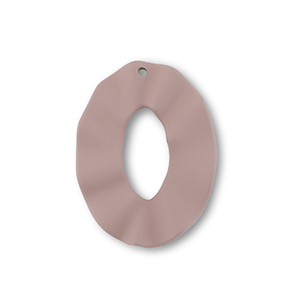 Acryl hangers oval Taupe brown