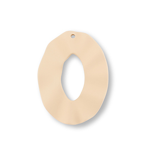 Acryl hangers oval Dark beige