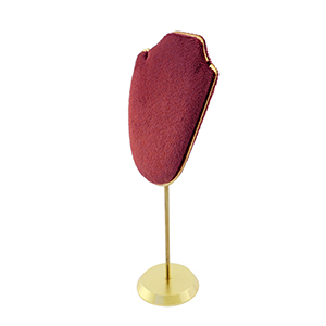 Sieraden display buste voor kettingen Bordeaux red-gold
