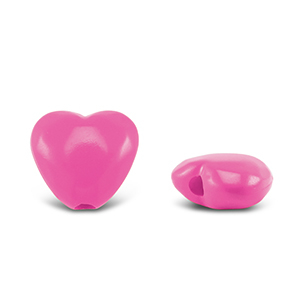 Acryl kralen heart Pink