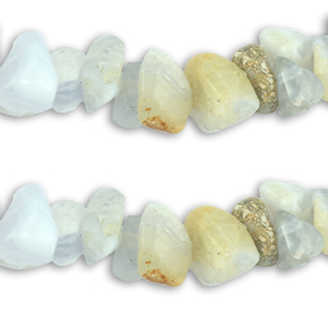 Chips stone kraal agaat Lilac