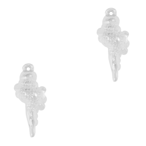 Bedels van Stainless steel Roestvrij staal (RVS) shell Silver