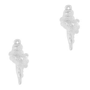 Bedels van Stainless steel Roestvrij staal (RVS) shell Silver