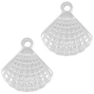 Bedels van Stainless steel Roestvrij staal (RVS) shell Silver