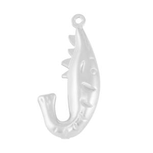 Bedels van Stainless steel Roestvrij staal (RVS) shrimp Silver