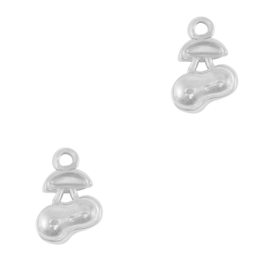 Bedels van Stainless steel Roestvrij staal (RVS) cherries Silver