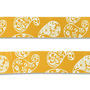 Bandana Ochre yellow-white
