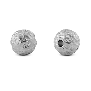 Kralen van Stainless steel Roestvrij staal 8mm (RVS) Silver