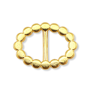 Metaal schuivers DQ oval Goud (nikkelvrij)