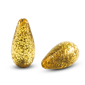 Polaris kralen druppel vorm Paipolas shiny Gold