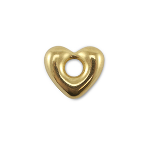 Benodigdheden van Stainless steel Roestvrij staal (RVS) heart Gold