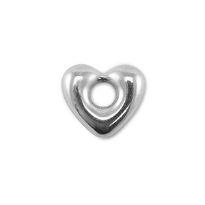 Benodigdheden van Stainless steel Roestvrij staal (RVS) heart Silver