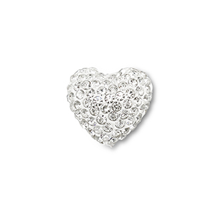 Kralen bohemian heart Silver