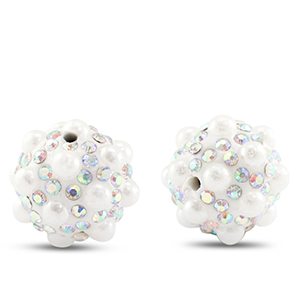 Kralen bohemian round White