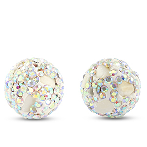 Kralen bohemian round White