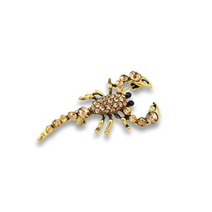 Broches scorpio Gold-black